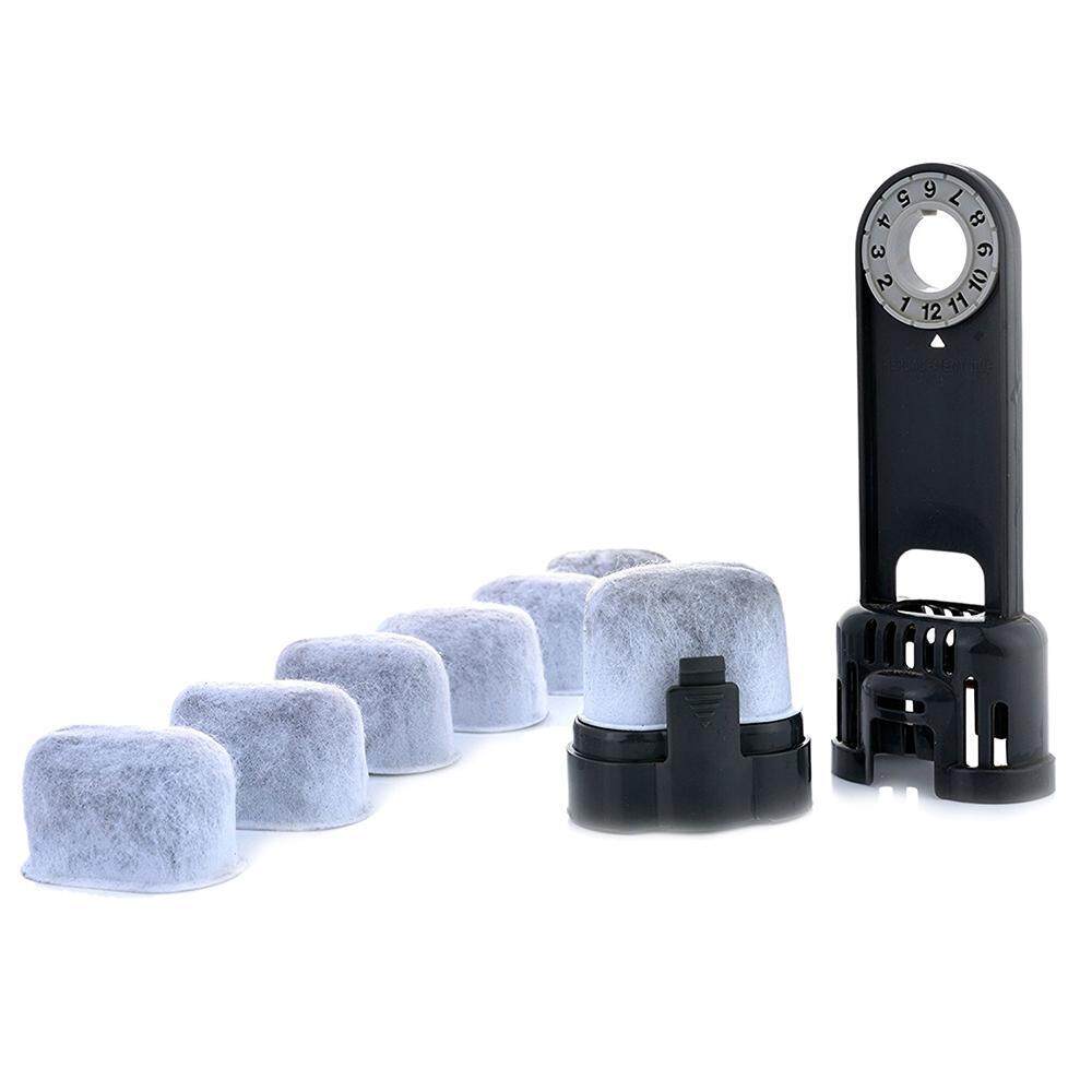 12-Pack Replacement Charcoal Water Filters For Keurig Coffee Machines White. 