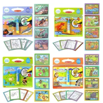 Download 4 Pcs Magic Water Drawing Book Coloring Book Doodle With Magic Pen Painting Drawing Board Kids Toys Birthday Gift Buy Sell Online Best Prices In Srilanka Daraz Lk