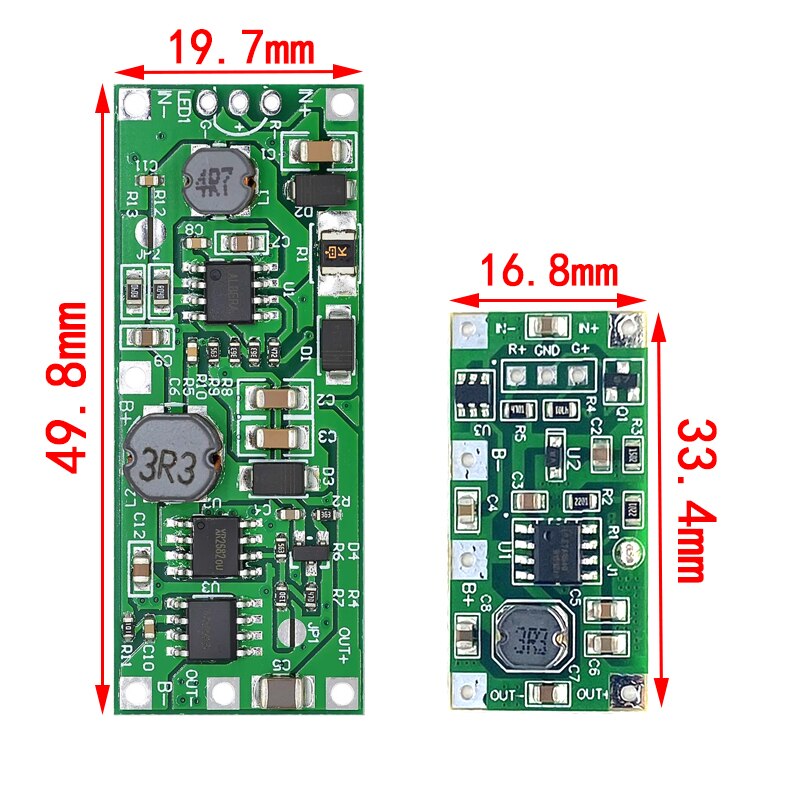 DC 5V 9V 12V Charging Step Up Booster Module for 18650 Lithium Battery UPS Voltage Converter Protection. 