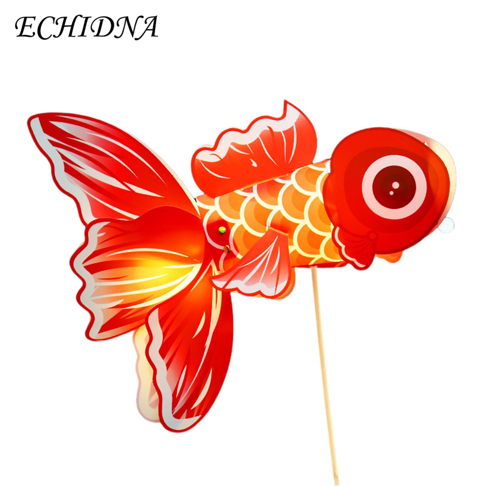 Birthday Lantern Fish Lantern Red Koi-fish Handmade Portable Chinese Style Glowing Pvc Children Diy Handcrafts Gift Mid-autumn Festival New Year Decoration. 