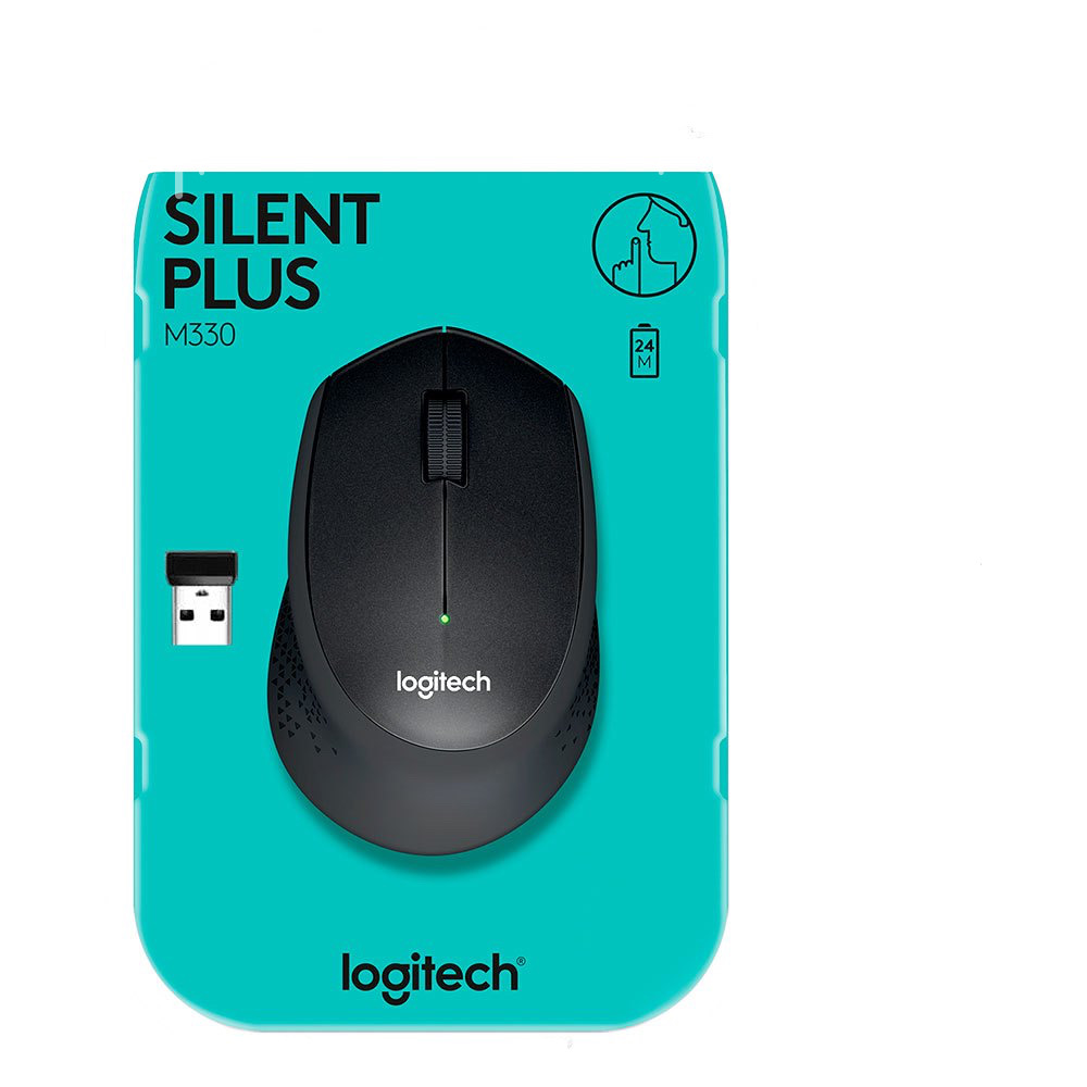 Logitech M330 Silent Plus Wireless Mouse. 