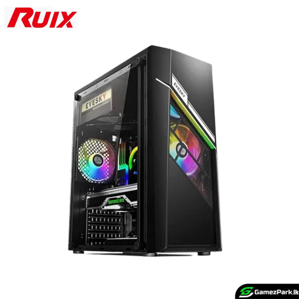 RUIX Evesky Brand New Gaming PC Casing. 