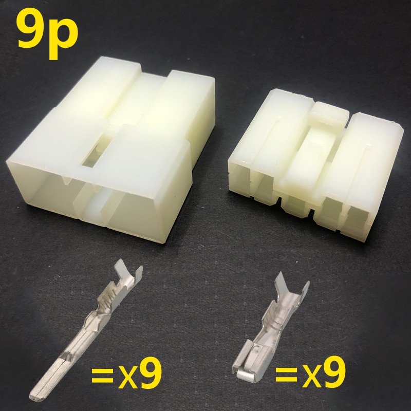 Dj7072-3 car CD audio connector plug 1set 5p7p9p11p13p17p motorcycle adapter cable harness male and female terminal sheath. 