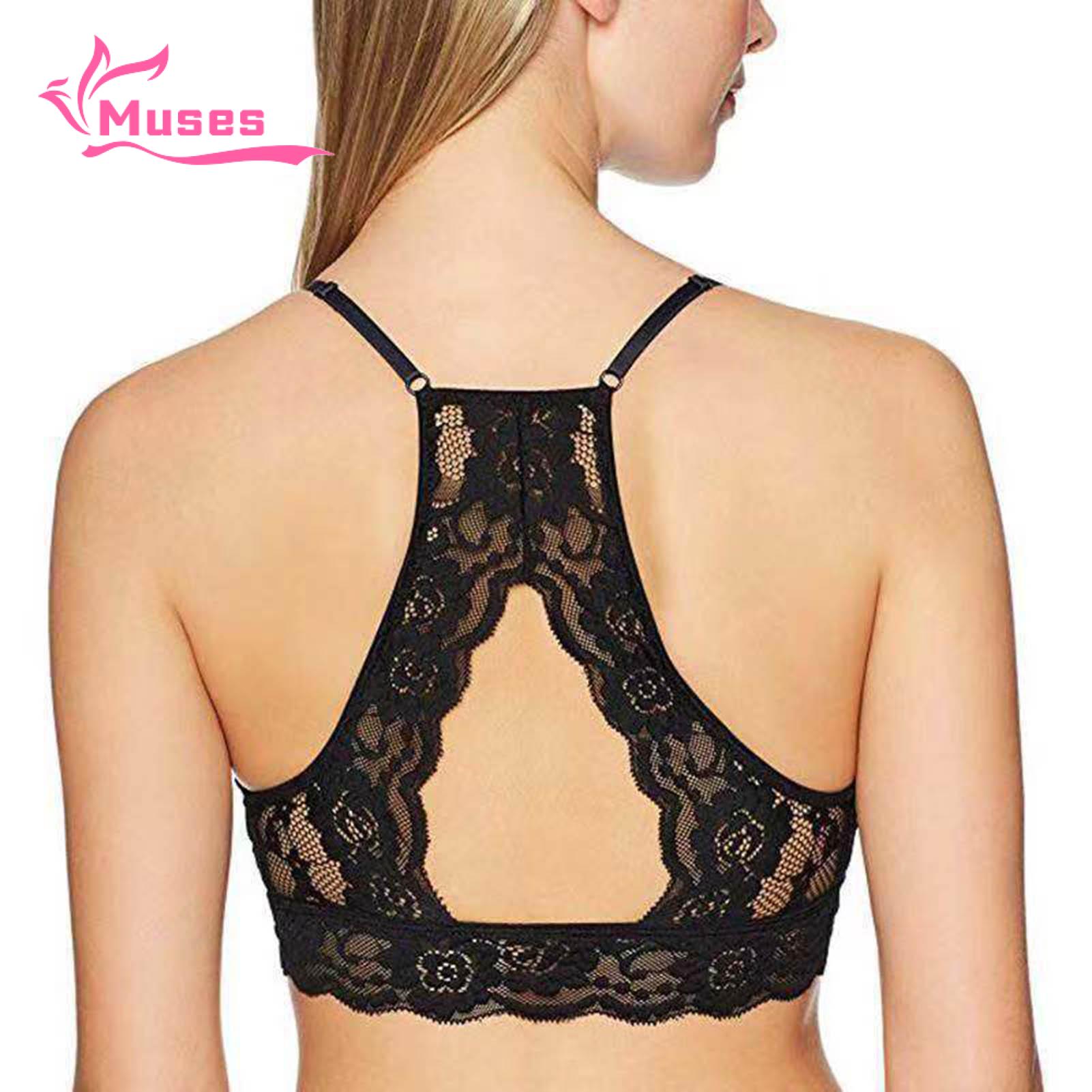 Muses Mall Thin and breathable lace fabric will keep you feeling cool in hot summer. The bandeau design can show off your collarbone very well.. 