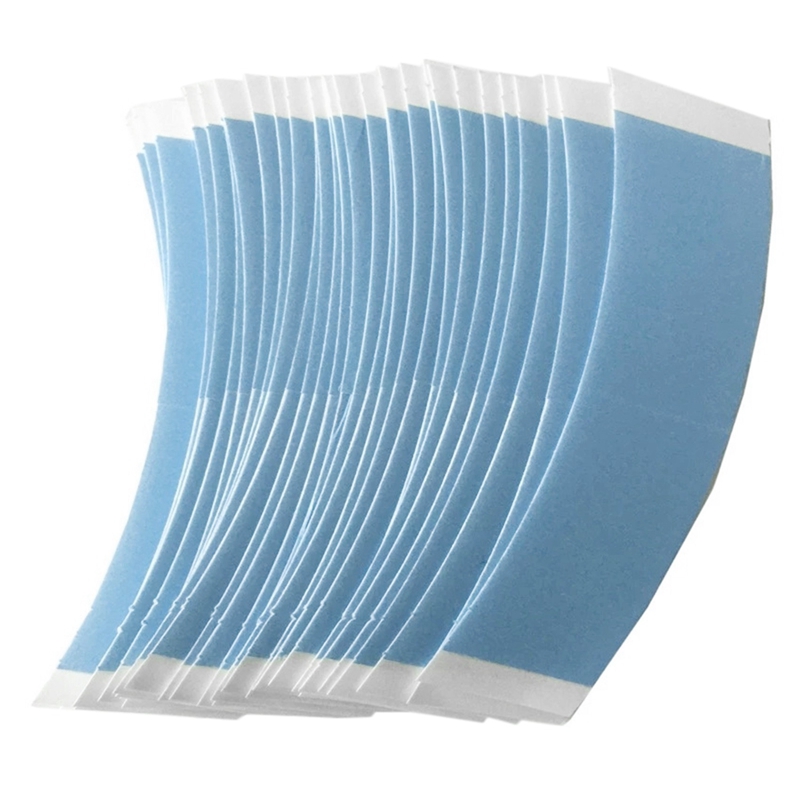 QUANBU 108Pc/Lot Strong Wig Double Tape Strips Fixed Hair System Adhesive Extension Lace Wig Waterproof Sweat Wig Film Adhesive. 