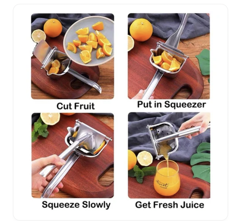 Lemon Squeezer Stainless Steel With Premium Quality Heavy Duty ,d 上等