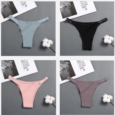 Women's Ladies Girls Panties Underwear Low Waist Sexy Bikini Briefs  Comfortable Female Cotton Underwear Panty