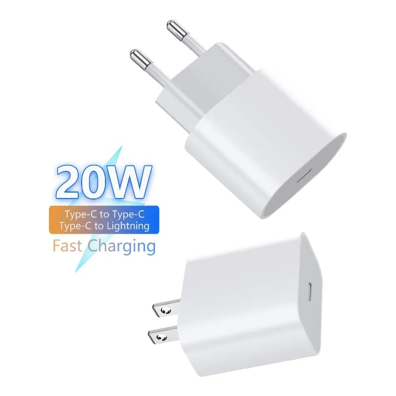 20W iPhone Charger PD USB C For iPhone 11 12 13 8 Plus SE 2 20W Fast Charging For iPhone XR X XS Max For iPad PD USB C Cable. 
