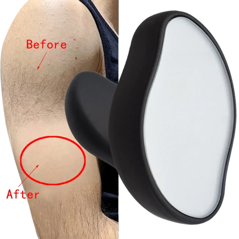 Crystal Hair Eraser, Magic Hair Eraser Crystal Hair Remover Reusable Painless Hair Removal Tool for Women and Men Arms Legs Back Chest Belly, Fast & Easy,