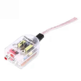 speaker wire to rca converter box