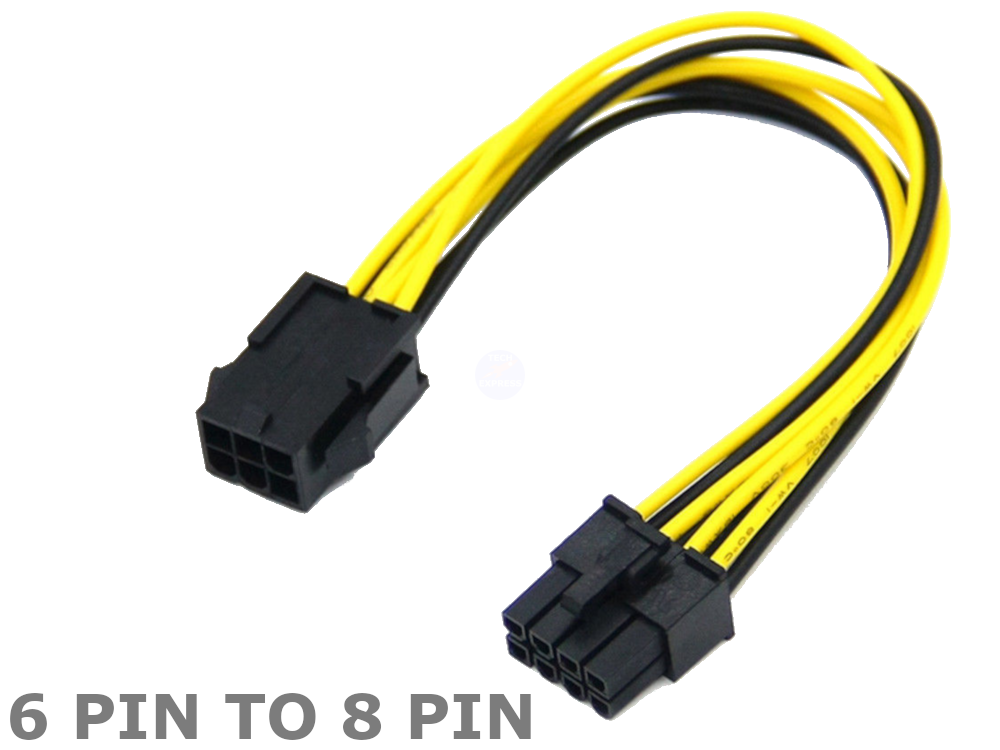6pin To 8pin PCI Express Power Converter Cable For GPU Video Card