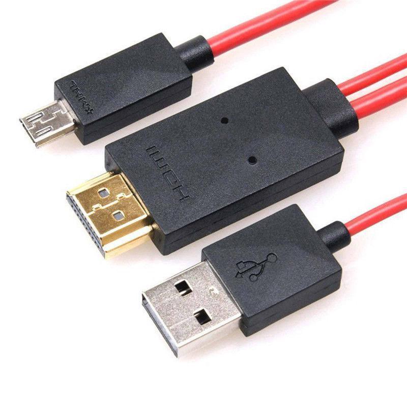RD MHL to HDMI Adapter Micro USB to HDMI 1080P HD TV Cable Adapter for Android Samsung Phones. 