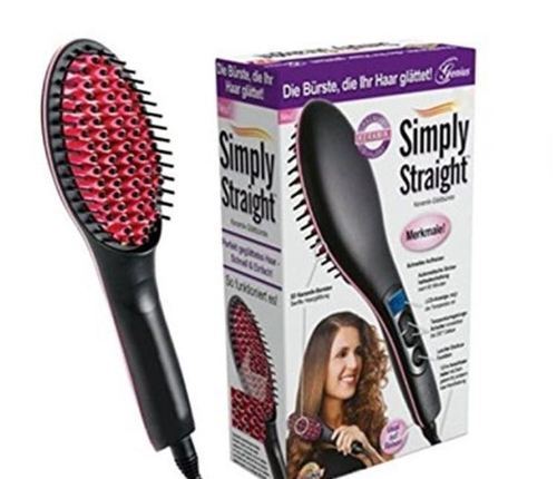 simply straight electric hair brush