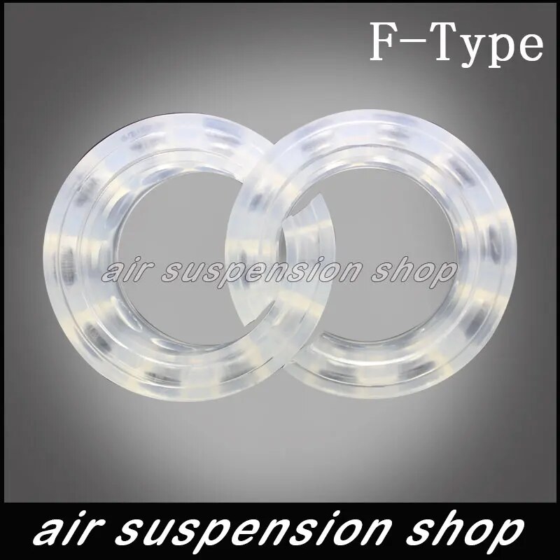 【beauty code】2Pcs Universal Car F-Type Air Spring Bumper Shock Absorbers Strut Urethane Rubber Bumper Cushion for Spring Height