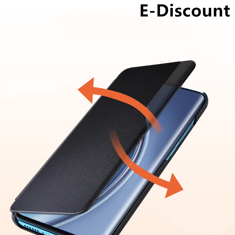 For Samsung Galaxy Note 9 Clear Window View Smart Transparent PU Leather Stand Holder Phone case for Galaxy Note9 Flip Cases. 