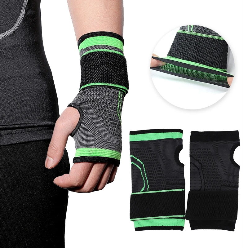 Fitness Wrist Wraps Straps Gym Gloves Wrist Compression Glove Wrist Support Sleeves,for Carpal Tunnel and Wrist Pain Relief Treatment, Everyday Weightlifting Sports Wristband Bracer Support. 