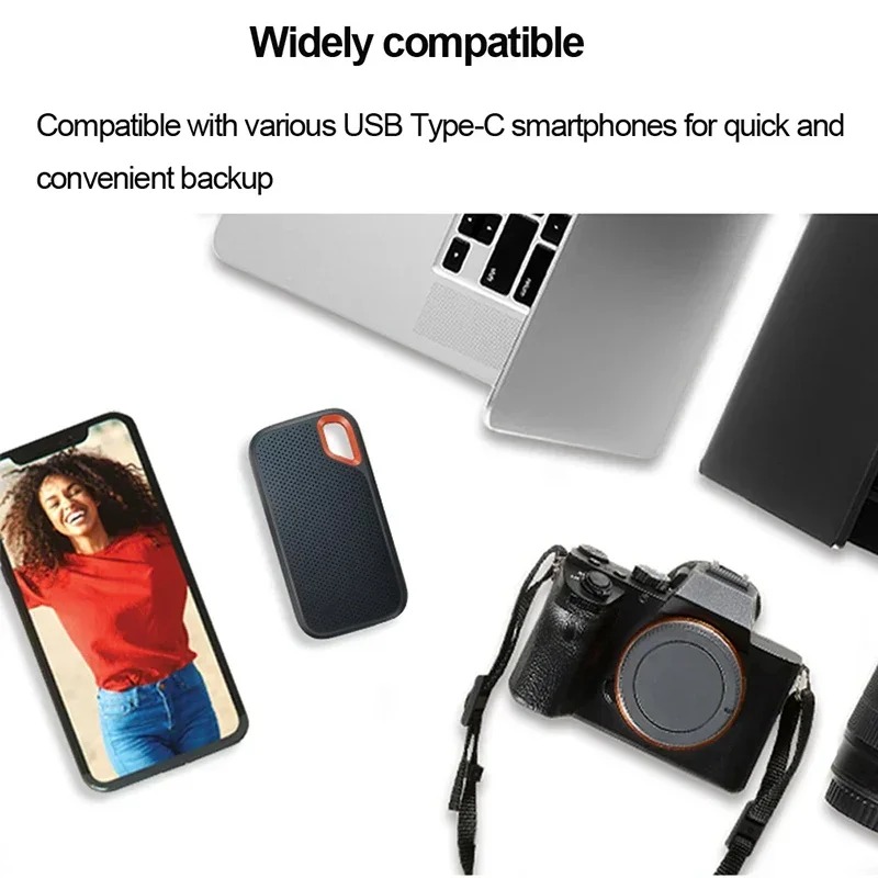 Lenovo Original SanDisk Portable External SSD Hard Drive 2TB 1TB 512TB Speed 1050M HHD Hard Drive Solid State Disk for Laptop. 