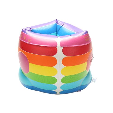 Thickened Swimming Ring Equipment Float Double Airbag Long White Silk Sleeves Rainbow Water Wing Swimming Arm Circle Beginner. 