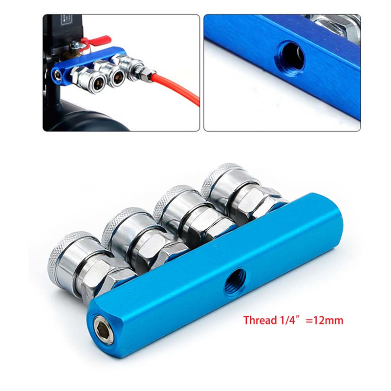 Manifold Multi Splitter Coupler Pneumatic Distributor 4 Way