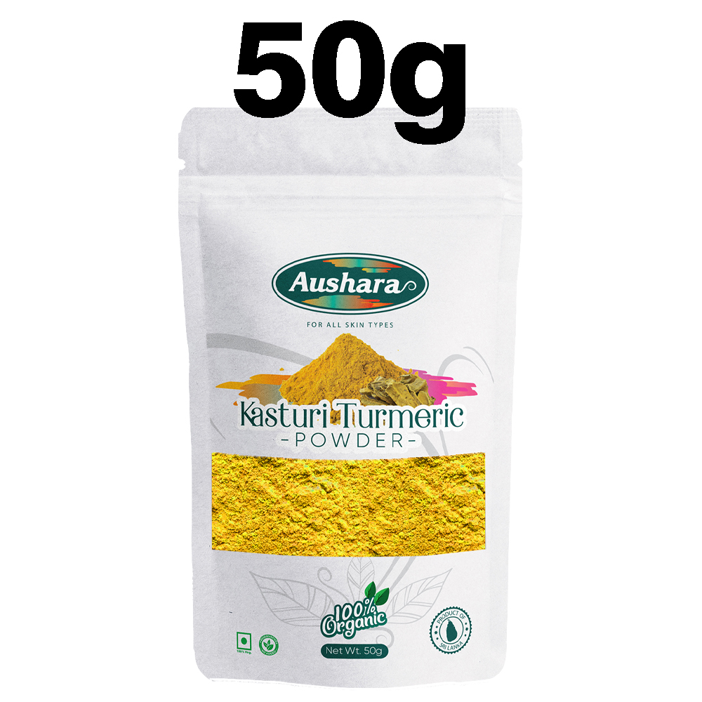Kasturi Turmeric Powder (Wild Turmeric) 100% Pure & Organic Powder. 