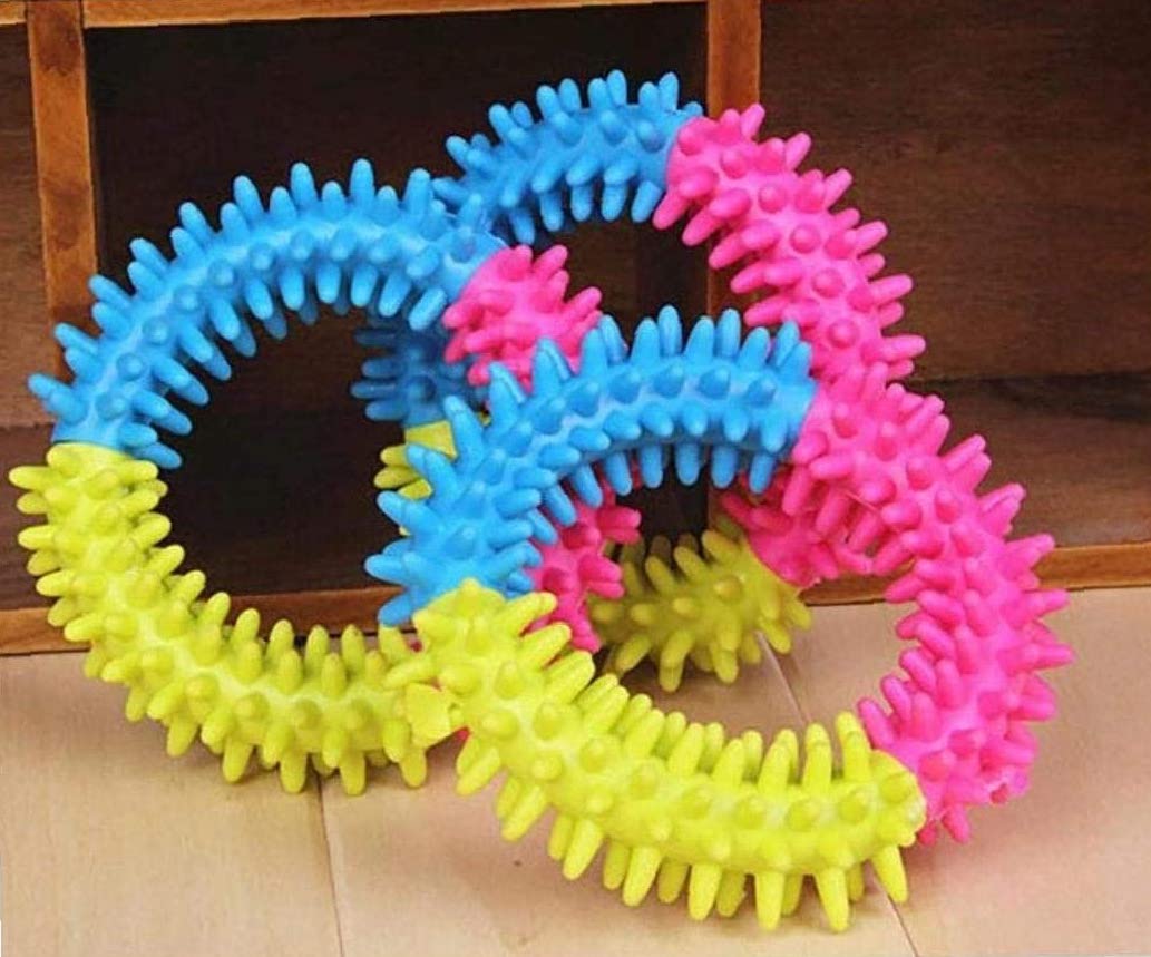Rubber Round Ring Dog Toy Molar Teeth Bite Resistant Chew Toy for Pet Puppy Training Pet Circular Supplies Health Care Dog Toys Interactive Play Dogs Sell Pets Circle Tire Toy Tyre Toy Rubber Puppy Toy Play Toy Rubber Pet Toy Bite Toy Dental Toy. 