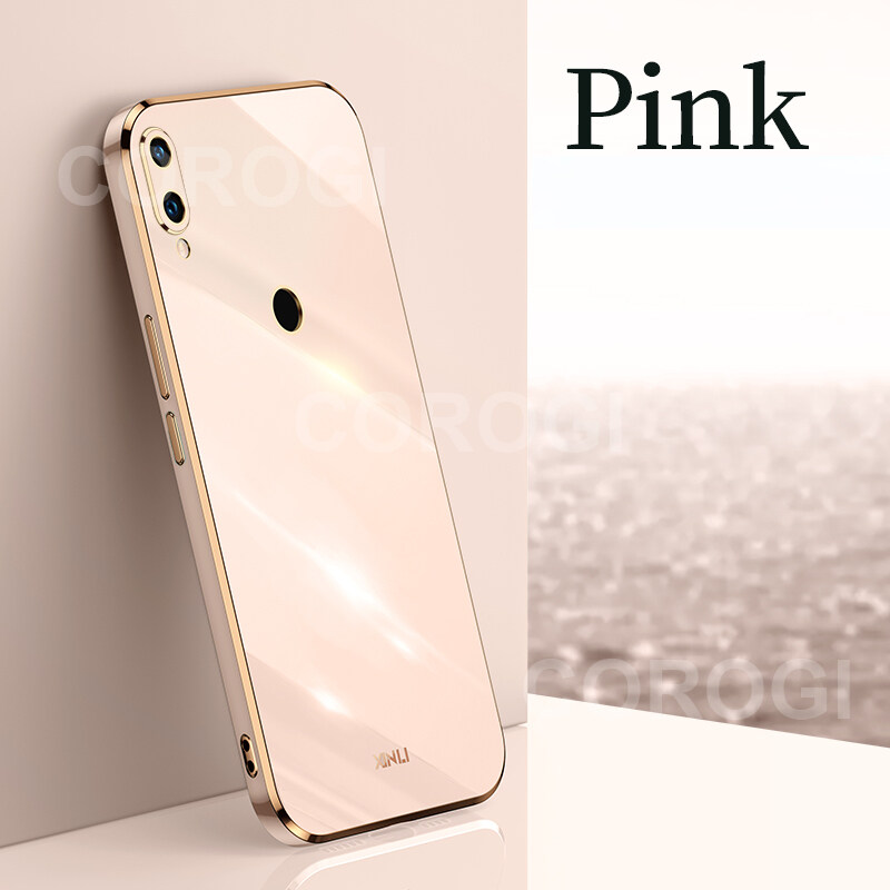 For Huawei Honor 10 Lite Back Cover Luxury 6D Plating Square Frame Shiny Case Camera Lens Protection Soft Silicone Mobile Phone Cases