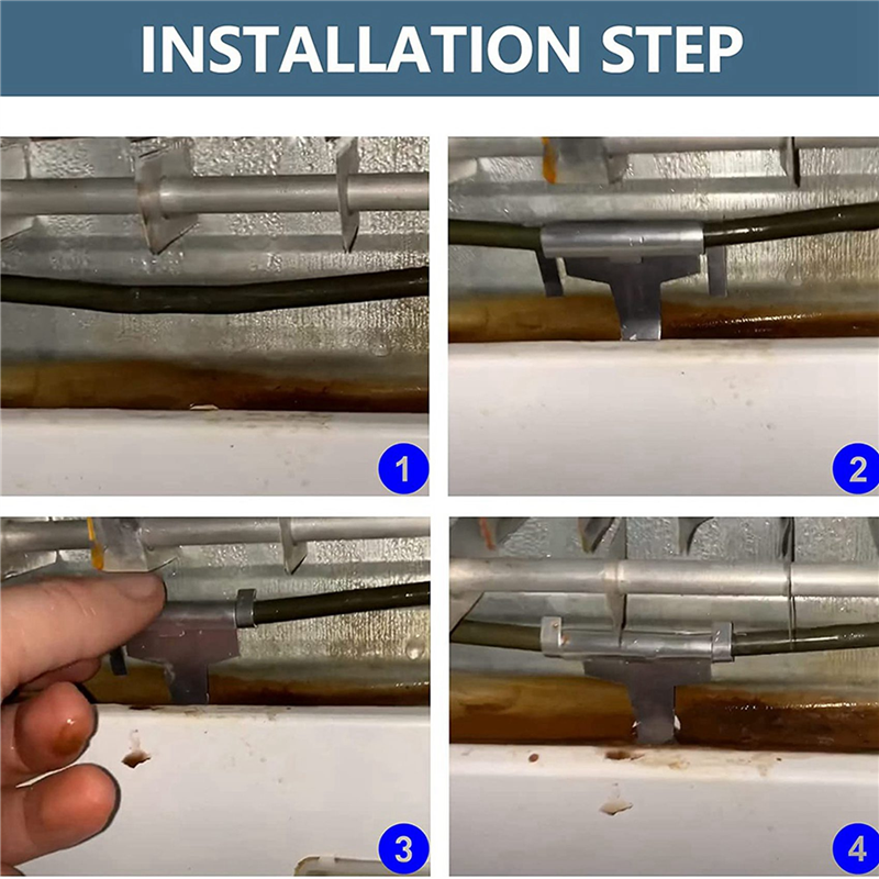 DA61-06796A Refrigerator Drain Tube Clip Evaporator Replacement Part By Sikawai Fit For Sam-sung Refrigerators Replaces AP5579885 2683162 PS4145120