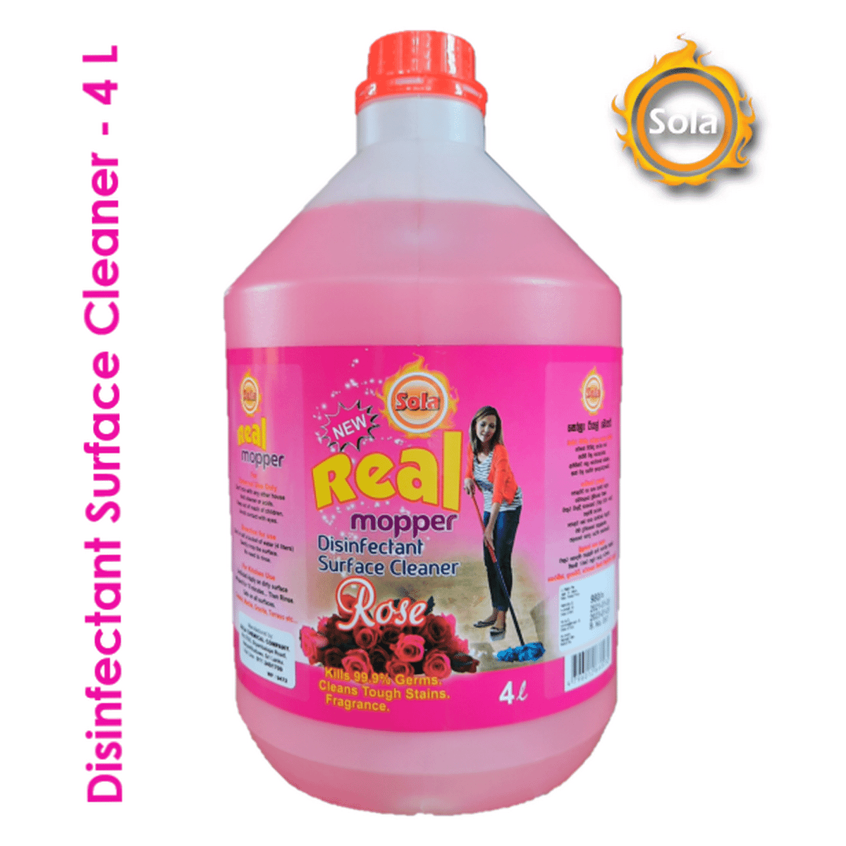 SOLA Real Mopper Disinfectant - 4L. 