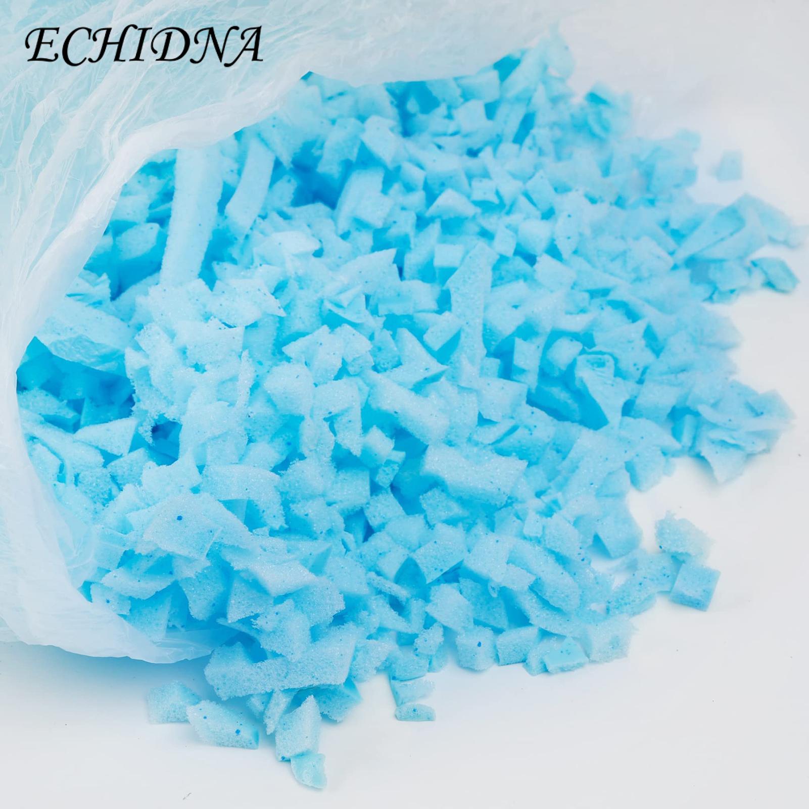 Shredded Sponge Pillow Premium Shredded Memory Foam Filling Soft Breathable Bean Bag Filler for Comfort Ideal for Couch Cushions Dog Beds Chairs Crafts 1/2kg Pillow with Temperature-regulating. 