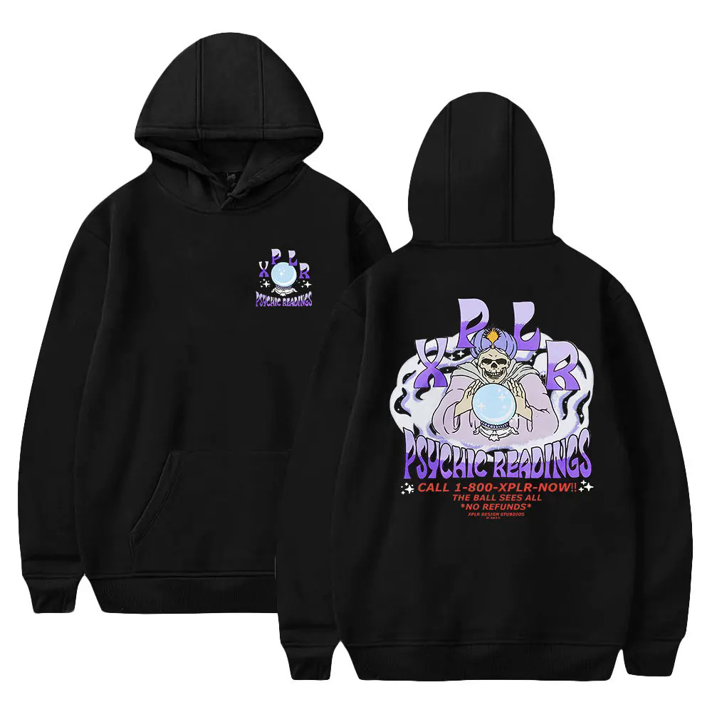 2023 XPLR Psychic Reading Hoodie Sam And Colby Merch Hoodies For Men/Women Street Style Fashion Sweatshirt Long Sleeve Hoodies. 