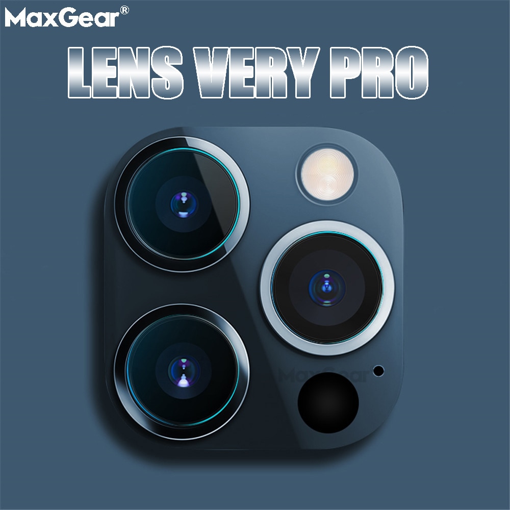 【ThinkWay】For iPhone 12 Pro Max Back Camera Lens Tempered Glass Original Candy Color Camera Lens Protection Sticker iPhone11ProMax Fundas. 