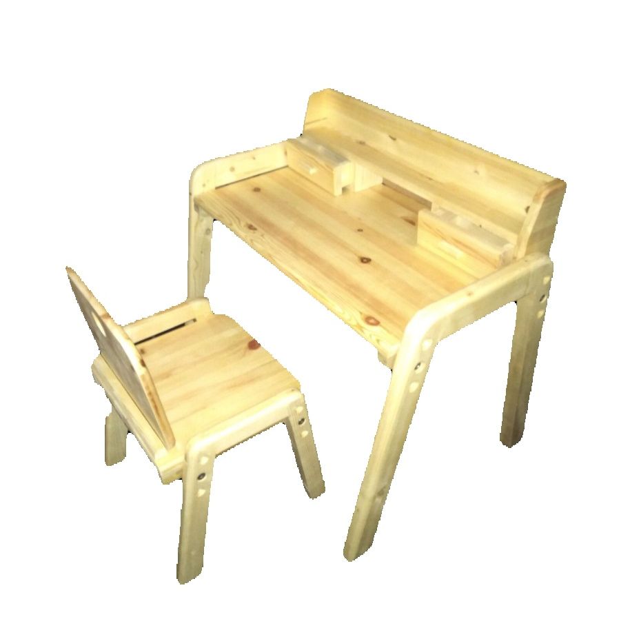 wooden study table and chair for kids Daraz.lk