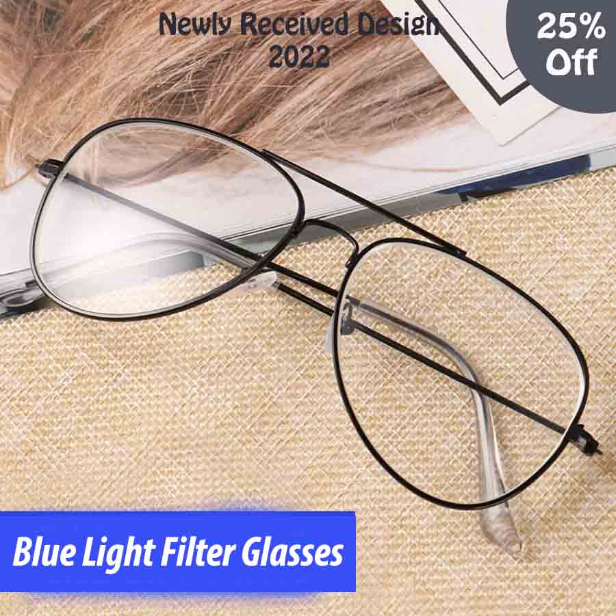 High-Quality Clear Lens Glasses for Ladies and Gents - Vintage Style Fullrim Fashion Glasses - Blue Light Blocking - Daily Use for Men and Women. 