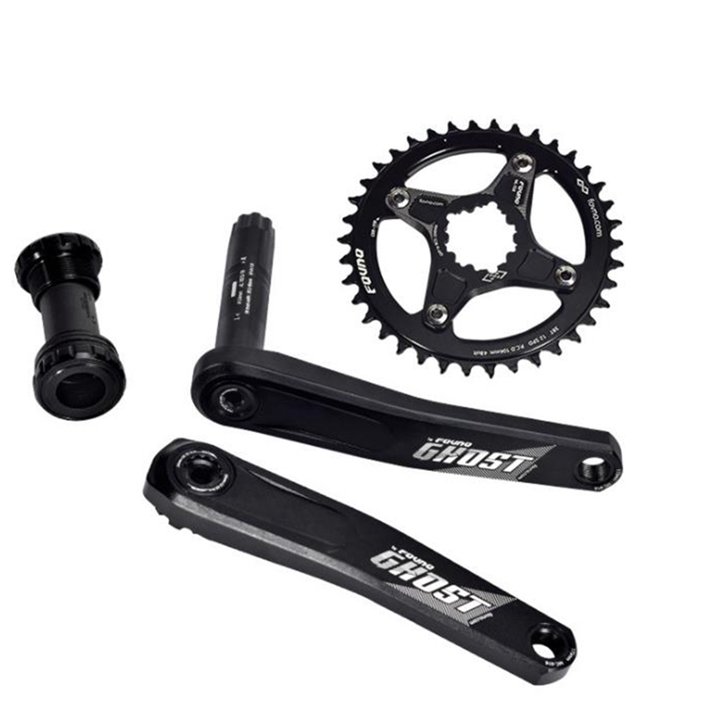 104BCD Bicycle MTB Bike Crank 175MM Crankset Axis Arm Chain Ring Sprocket CNC