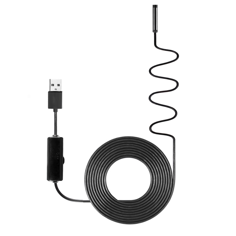 KOGEEK Industrial Endoscope Borescope Inspection Camera Built-in 8pcs LEDs 8mm Lens IP67 Waterproof USB Endoscope