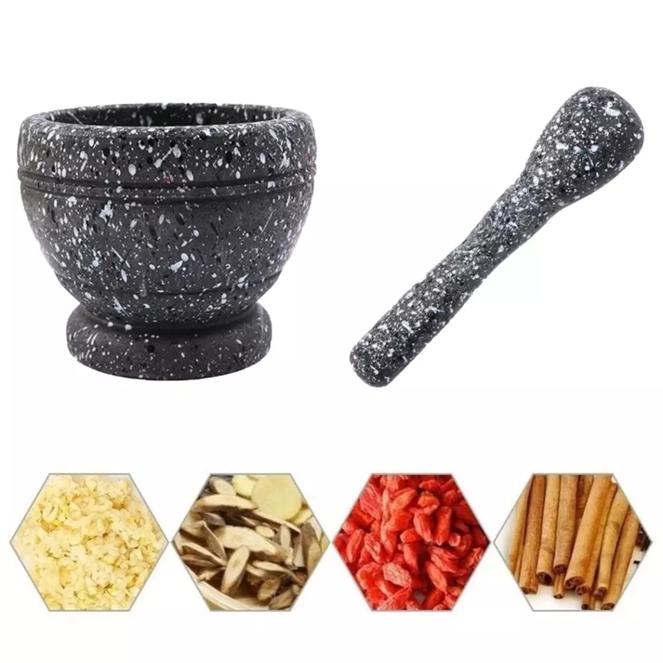 Spice Crusher Resin Bowl Mortar Pestle Spice Pepper Crusher Herbs - Main Image