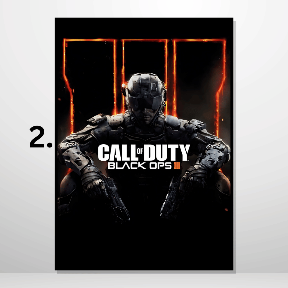 A3/A4 Size PVC Framed wall posters Call od Duty Gaming wall posters ...
