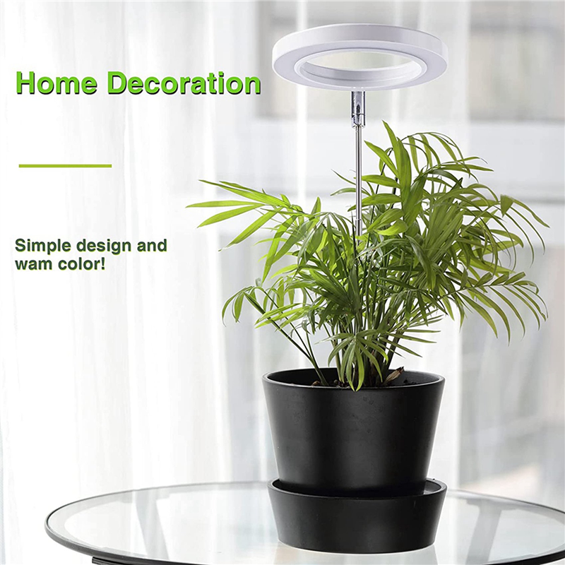 2X Grow Lights for Indoor Plants, Full Spectrum LED Halo Plant Light with Stand Height Adjustable Auto Timer, for Plants. 