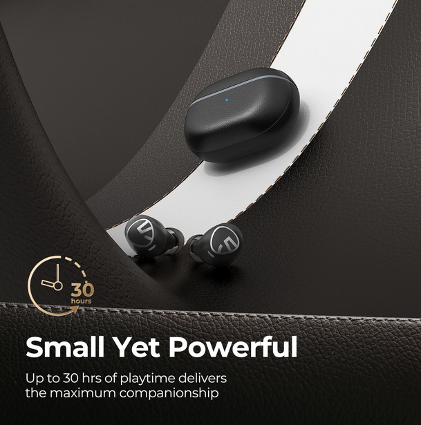 SoundPEATS Free2 classic Wireless Earbuds Bluetooth V5.1 Headphones with 30Hrs Playtime in-Ear Wireless Earphones, Built-in Mic for Clear Calls, Touch Control. 