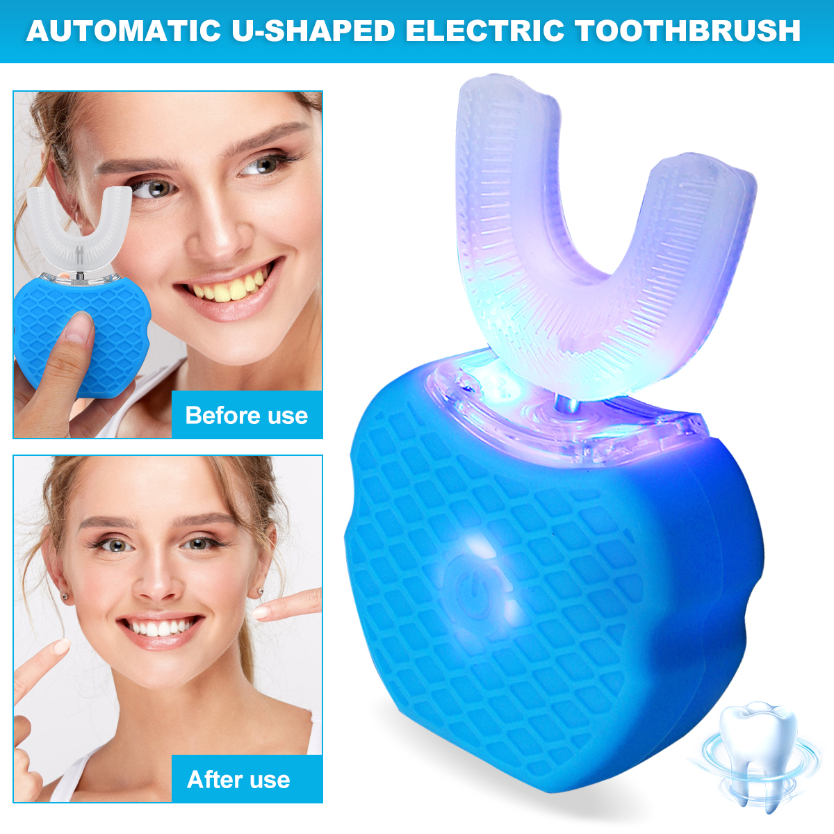 fully automatic massage whitening toothbrush