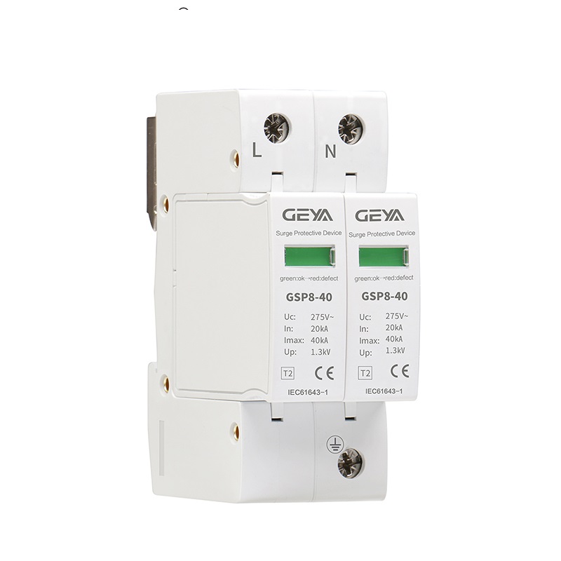 AC 380/220V 20KA 40KA Thunder Surge Arrester Protectors SPD Home Device Protector Surge Protector