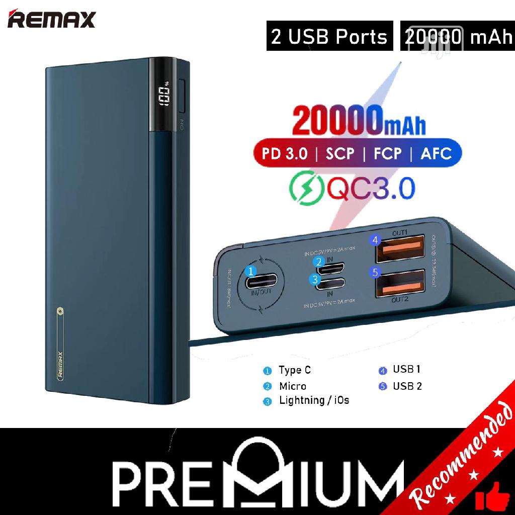 Orginal Remax RPP-108 20000mAh 5A 22.5W Fast Charge PD Qualcomm 3.0 ...
