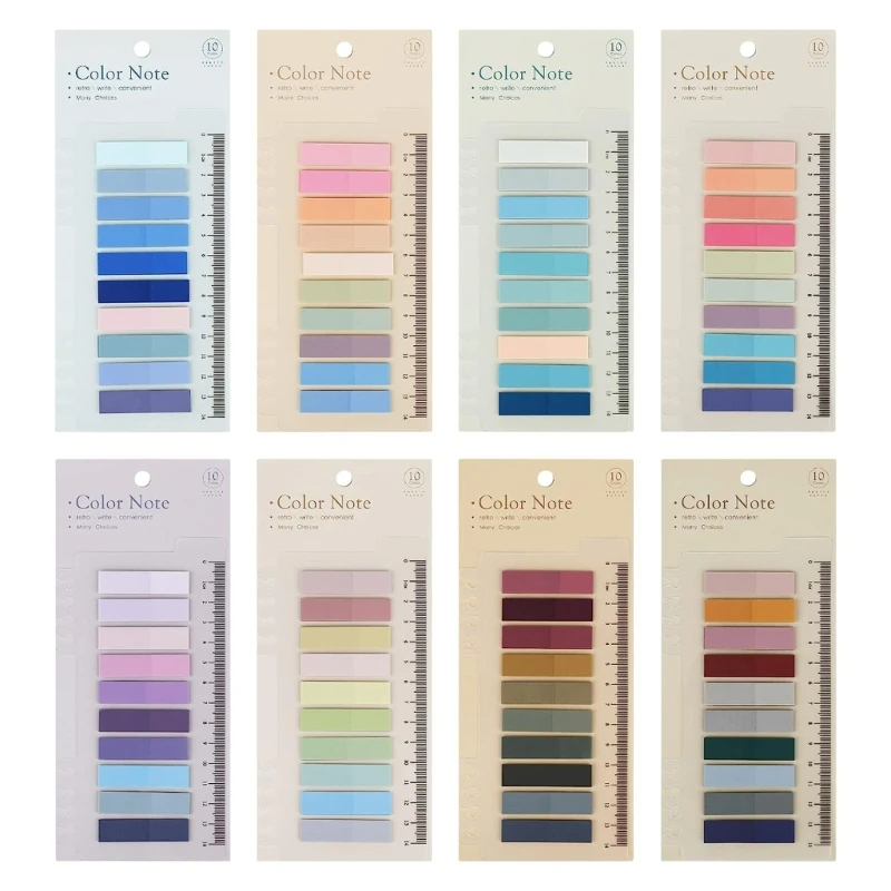 thumbnail image 2 of EAJORN Index Tabs Sticky Notes Tabs Multi-Colored Writable Index Labels Letter Stickers Book Marker For Planner Calendar Folder, 14x19cm/5.51x7.48in 2 of 12