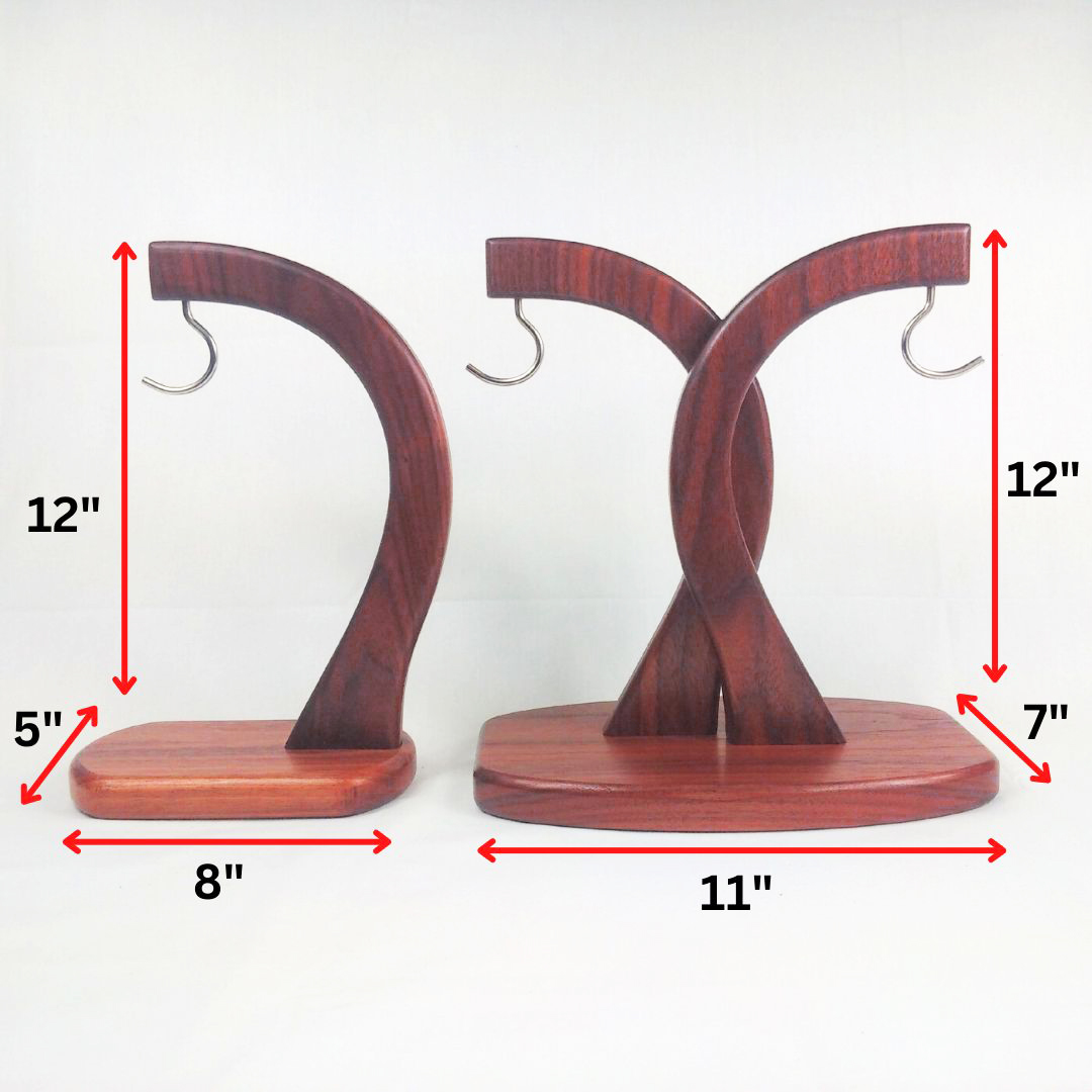 ModLumber Banana Fruit Holder 11*7*12 Inches Brown Color Modern Wooden Stand for Kitchen and Dining Table. 