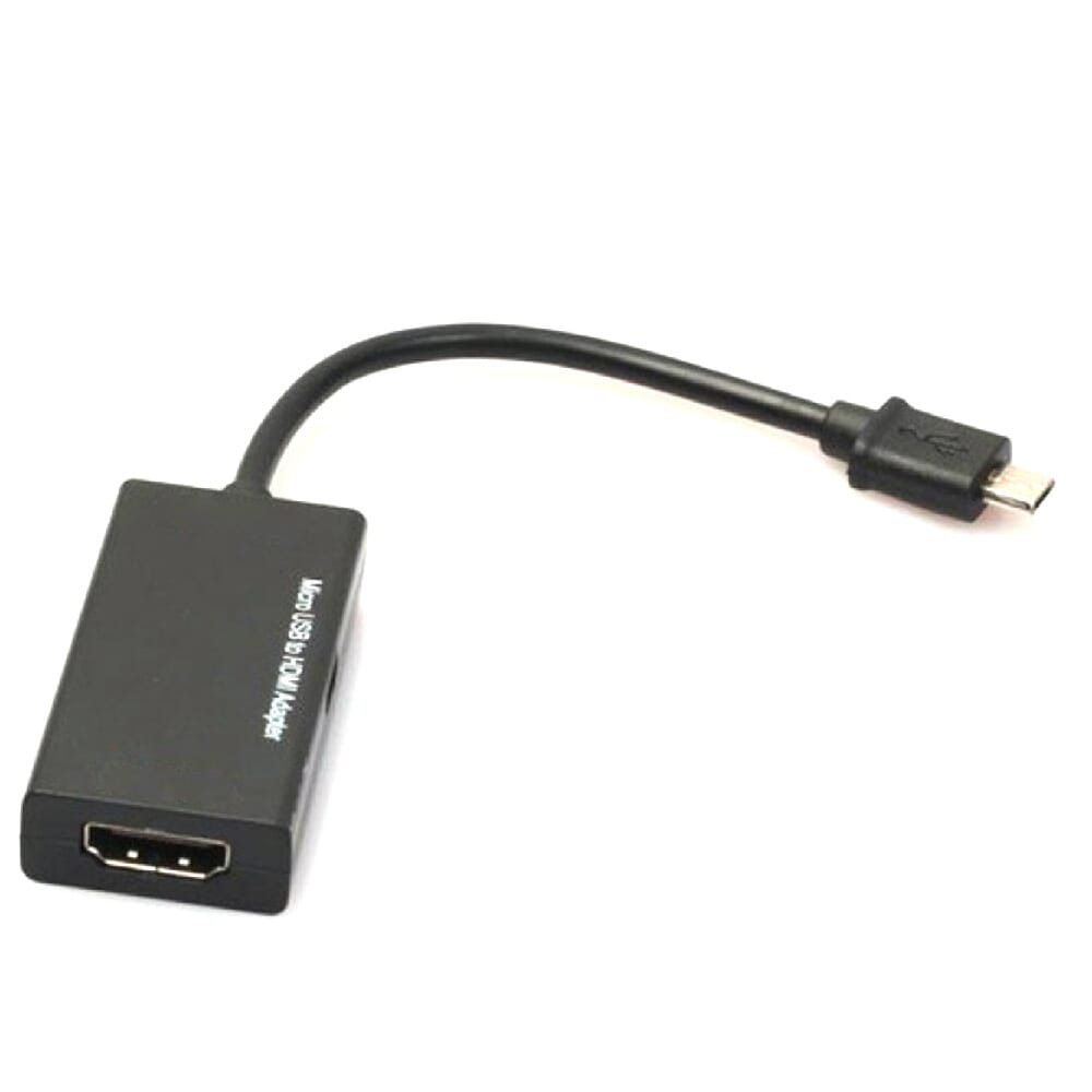 Micro USB to HDMI Adapter Cable - High Clarity Converter for Phone to HDTV/Monitor Display