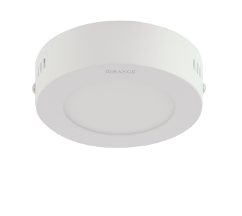 Orange Ceiling Surface Round LED Panel Light Down Light Warm White  For Celing Light Day Light 2 Years Warranty. 