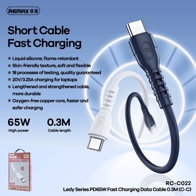 Remax RC-C022 PD 20W Type-C to Lightning Charging Data Cable 3 61f51ab1008db6c6a85bf1c578cf36f2