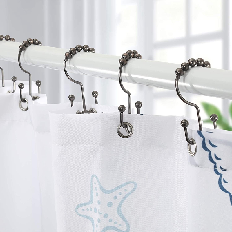 12pcs Shower Curtain Hooks Stainless Steel Rings Rust Proof Free Sliding Double For At Best S In Srilanka Daraz Lk 12pcs Shower Curtain Hooks Stainless, Best Shower Curtain Hooks Rust