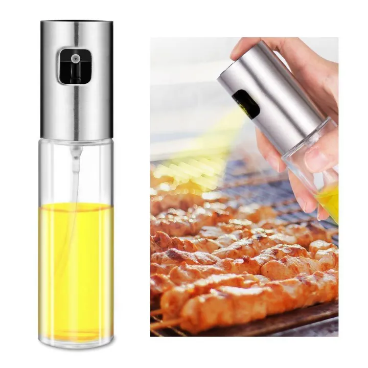 100ml Oil Sprayer for Cooking, Oil Spray Bottle Versatile Glass for Cooking, Baking, Roasting, Grilling