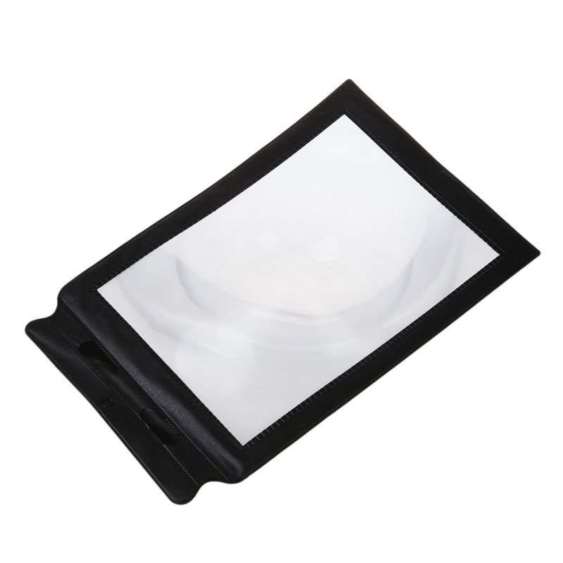 A4 Full Page 3x Magnifier Sheet Large Magnifying Glass Book Reading Aid Lens. 